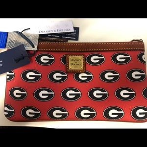 NCCA Georgia small clutch wristlet